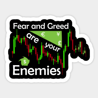 Forex Trader Enemies Sticker